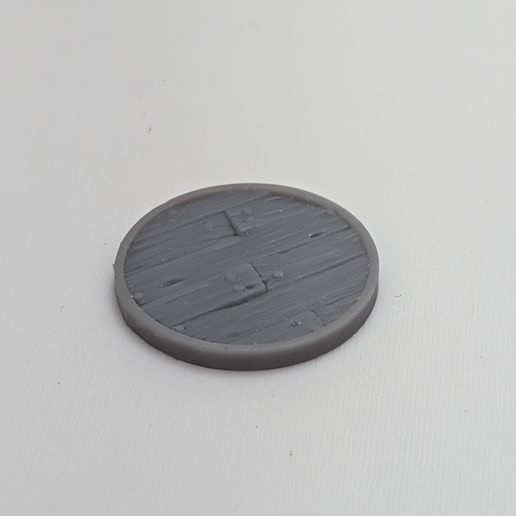 🪵 20mm Wooden Planked Floor Miniature Base・ STL File for 3D printing・Cults