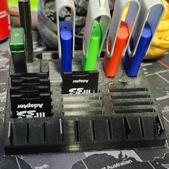 Organiseur de bureau pour USB, SD, Micro SD et Samsung T5