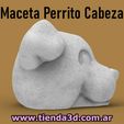 maceta-perrito-cabeza-3.jpg Doggie Head Flowerpot
