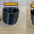 Fit 58mm | 2.2” can Fit 66,2mm | 2.6” can BMW  F30 Cup holder