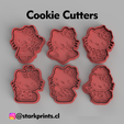 hello-kitty-cults.png SET OF 6 HELLO KITTY COOKIE CUTTERS