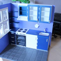 IMG_7800.JPG Fichier 3D Cuisine de chambre imprimée en 3D par FDM 1:12・Modèle à télécharger et à imprimer en 3D