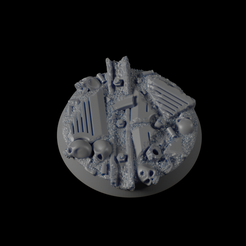 32mm-Base-Urban08.png Бесплатный STL файл 32mm Urban Base 08・Шаблон для 3D-печати для загрузки