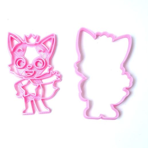 cookie cutters pinkfong cookies - 3D model önizlemesi