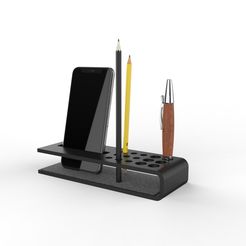 Archivo 3D gratis Organizador de lápices y bolígrafos 🏢・Objeto para  impresora 3D para descargar・Cults