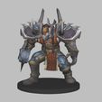 01.jpg Dranosh Saurfang - World Of Warcraft figure low poly