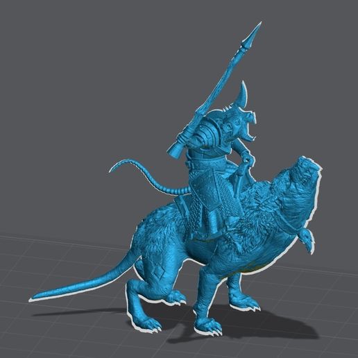 🎲 Rats Riding Rats・ 3D File for 3D printing・Cults
