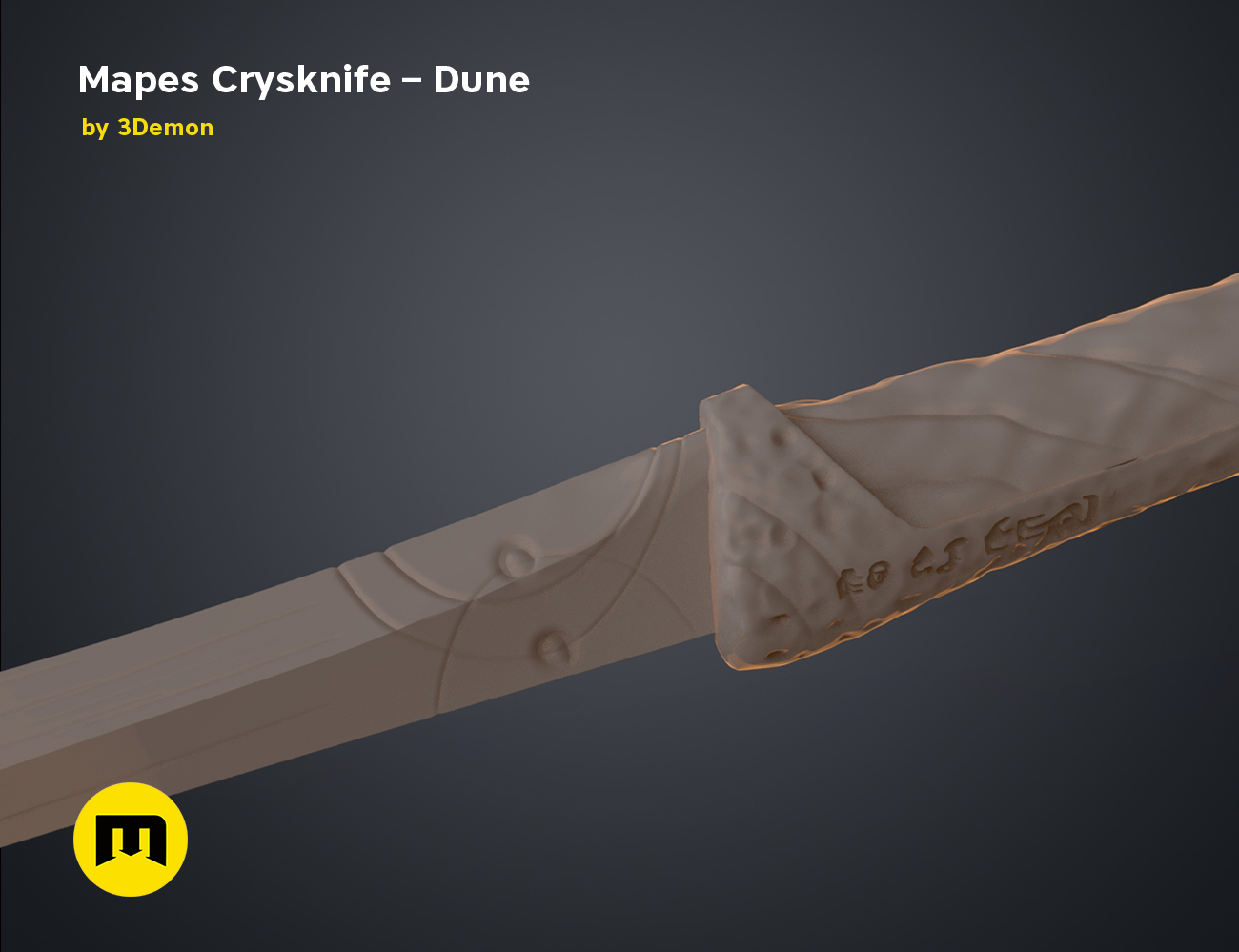 Crysknife-Mapes-Default-10.png 3D file Mapes Crysknife - Dune・Design to download and 3D print, 3D-mon