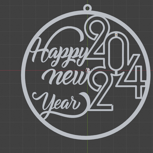 Happy New Year  Ornament