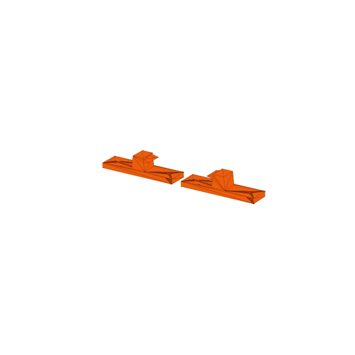 Porsche 924 / Early 944 Manual Sunroof Latch Pair — Reinforced STL