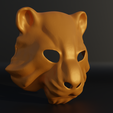 .3.png Tiger Cosplay Face Mask 3D print model