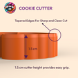 cookie-avantaj.png Set d'emporte-pièces sur le thème de l'espace ; "Alien - Rocket - Ringed Planet", cadeau pour les amoureux de l'espace, outil à pâtisserie, fichier STL 3D à télécharger.