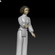 ScreenShot512.jpg Star Wars .stl Princes leia .3D action figure .OBJ Kenner