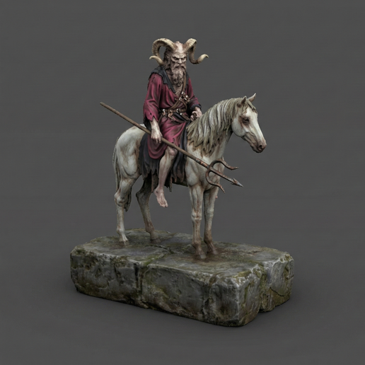 Furcas Goetia Demon STL Statue