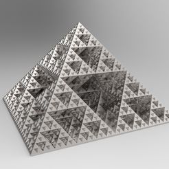 Fraktalpyramide_04.jpg Fractal Sierpiński Pyramide - 3D Print Model