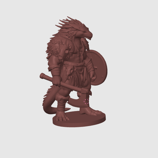Pechetruite 1 x Avatar of Courage (Lion) - Reaper Bones Miniature for