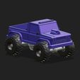 1-01.jpg Modular Monster Truck Toy - 3D Printable Assembly Kit