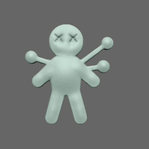 Voo Doo Doll STL File 3D model