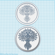 tree-of-life-celtic-cutter.png Tree of Life cutter, Sacred Tree stamp, Cookie cutter, Polymer Clay Cutter, earrings