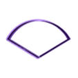 1-3_Of_Pie~3.75in_depth_1in.stl Slice (1∕3) of Pie Cookie Cutter 3.75in / 9.5cm