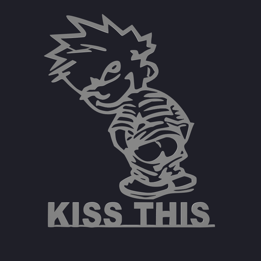 calvin kiss this 3D MODEL
