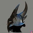 04.jpg SKYRIM DAEDRIC HELMET -The Elder Scrolls Masks 3D print model