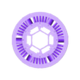 Fan6-Strut-Rr501.stl Propfan, Aerodynamic (turbine) type, Pitch changeable