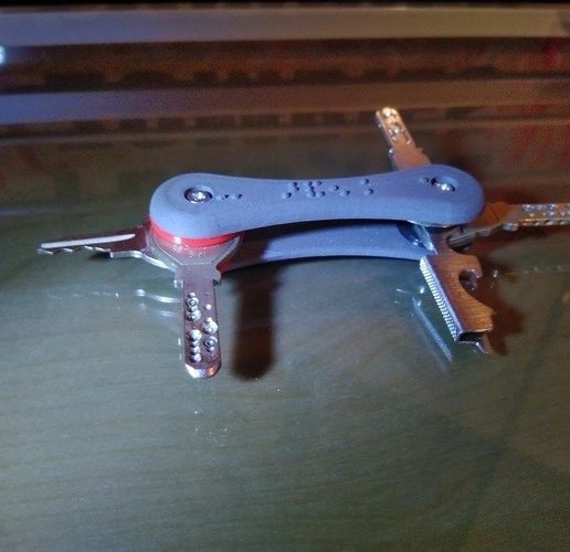Braille keychain