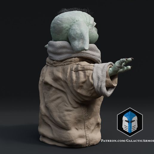 30006.jpg Grogu Figurine - Pose 3 - 3D Print Files