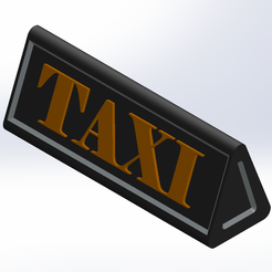 Taxi-Sign-ISO.png 1/24 Scale Taxi Roof Sign
