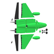 9bdd1617-46d2-4750-9954-3a3eb67abf87.png The Angry Hornet "Test Pieces" (600mm Differential Thrust Flying Wing)