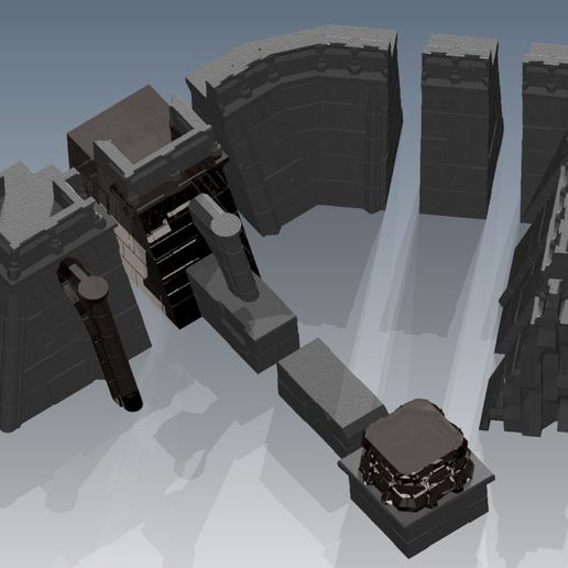 add ons 2.JPG Fichier STL gratuit Pièces complémentaires pour VMT FW Fortress Walls pour l'impression en mode vase・Design pour imprimante 3D à télécharger, RicktheBarber