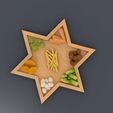 Wood-Star-Charcuterie-Cheese-board-86-Graphics-60980992-4-580x435.jpg Pentagon Serving Tray, Cnc Cut 3D Model File For CNC Router Engraver, Plate Carving Machine, Relief, serving tray Artcam, Aspire, VCarve, Cutt3D