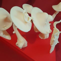 20230527_091108.jpg STL file fantasy "psylo war" multiple mushrooms independent・3D printable model to download
