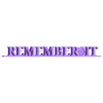 remember_it.stl Gambito: Recuérdalo