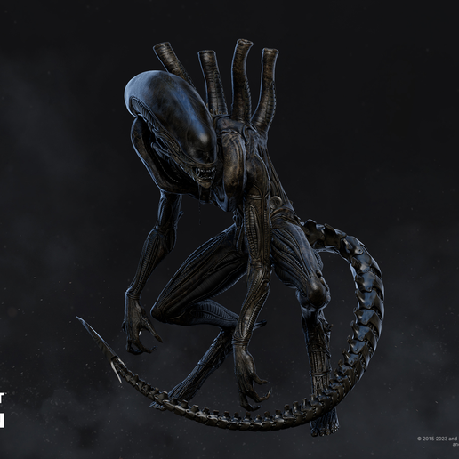 😵 Xenomorph Figure - Dead by Daylight・ STL File for 3D