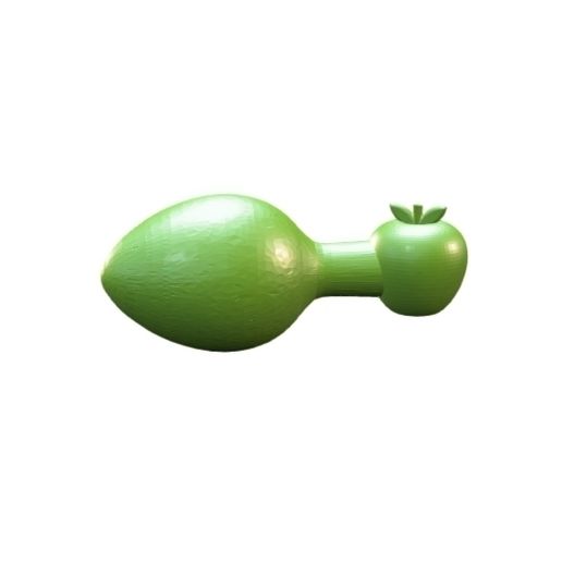 🍎 Apple Analplug :)))・ STL Datei für ・Cults