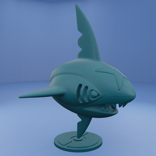 🐉 Pokemon No. 319 Sharpedo・ STL File for 3D printing・Cults