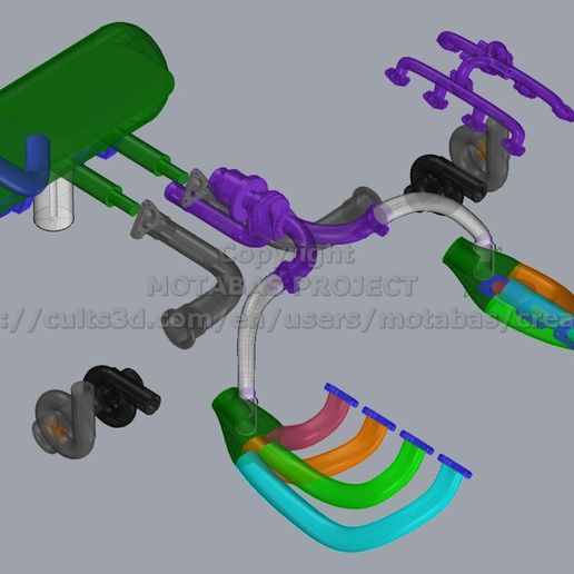 ___F40_EXPO_2.jpg STL file FERRARI F40 - KIT INTERCOOLER・3D print design to download, motabas
