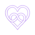 infinity hearts knot.stl Infinity hearts knot, Symbol for eternal, everlasting love, hearts stencil, embross, mold, Valentine's Day ornament, wedding decor, wall art decoration, anniversary topper