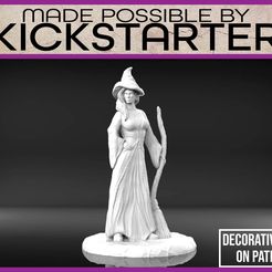 Witch_1-01.jpg Fichier STL Witch - Miniature de table・Modèle à imprimer en 3D à télécharger