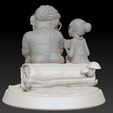 Carl-and-Ellie-3D-Print-Model_new4.png Carl and Ellie 3D print model STL