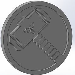 thor_display_large.jpg Fichier STL gratuit Marvel - Logo Thor・Objet imprimable en 3D à télécharger