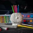 P1110690.jpg Doraemon Zombie Halloween Basket, Planter & Pencil Holder
