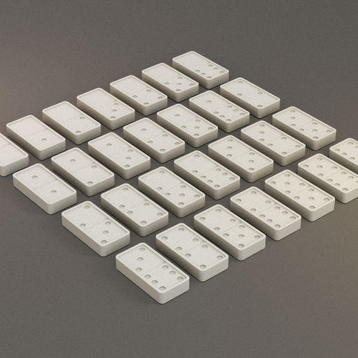 Set of dominoes Double-6 and Double-9 with cases
