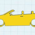 Web-capture_6-11-2023_123146_www.tinkercad.com.jpeg VW Eos Coupe Convertible Volkswagen Silhouette Keyring