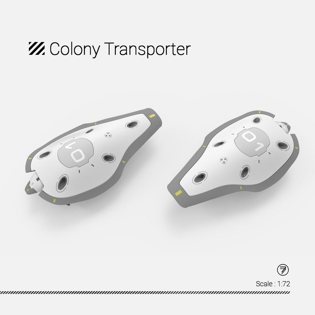 poster 1.jpg Download free STL file Colony Transporter model kit 1:72 • 3D printing model, 77LEE77