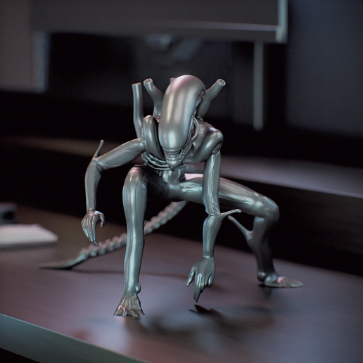 👽 Alien Xenomorph Separated by pieces - Alien Xenomorph 30cm separated ...