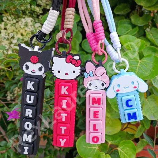 COMMERCIAL LICENSE - Hello Kitty, Kuromi, Melody, Cinnamoroll Clickers Keychain