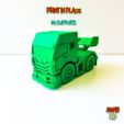truck9.jpg Mechanical Racing Truck - print in place, no supports